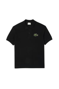 Polo L.12.12 oversize en piqué - Noir