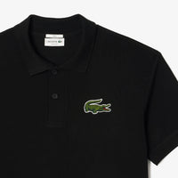 Polo L.12.12 oversize en piqué - Noir