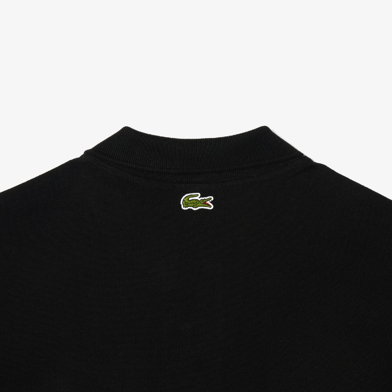 Polo L.12.12 oversize en piqué - Noir