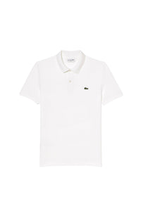 Polo L.12.12 ajusté en petit piqué - Blanc
