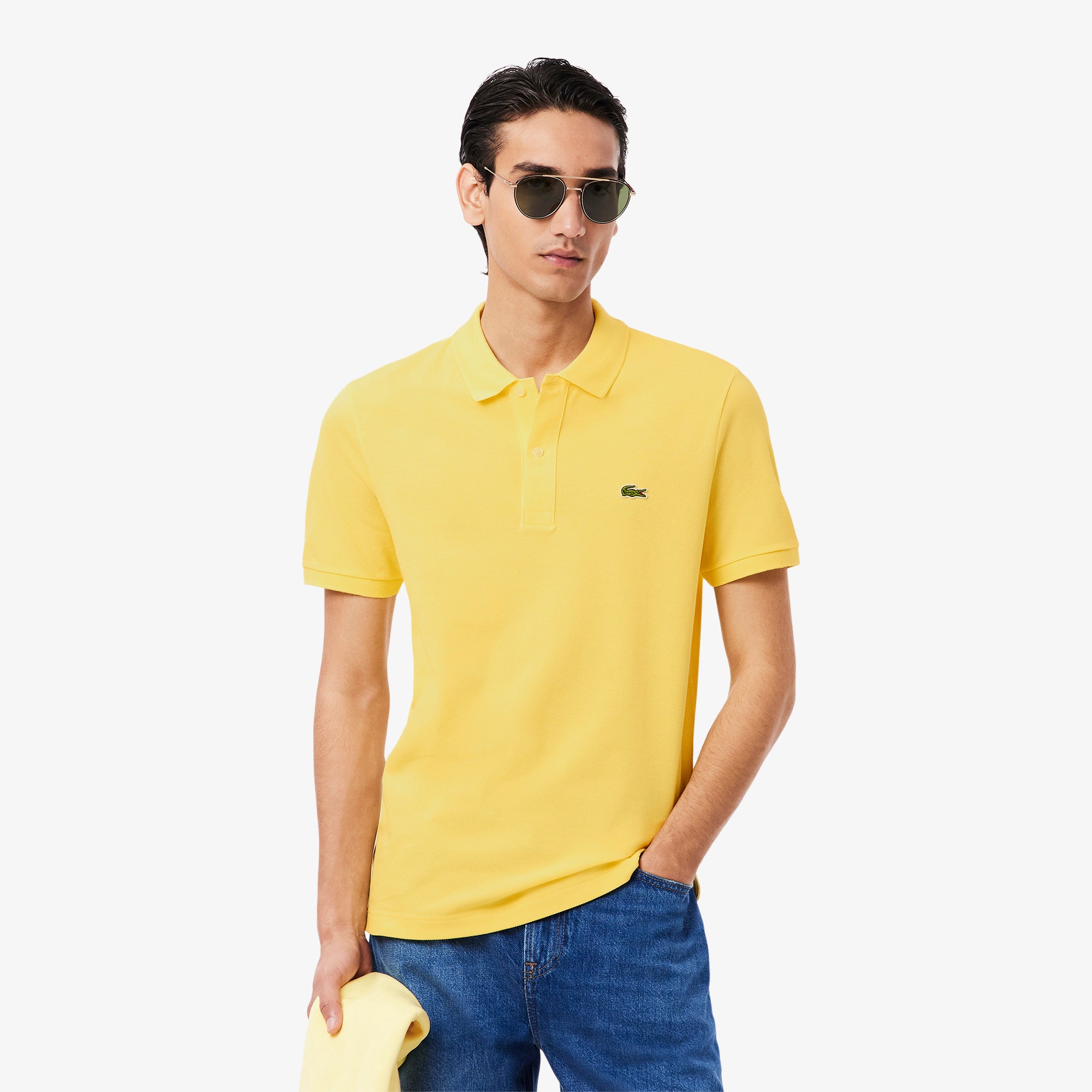 Polo à manches courtes - Jaune