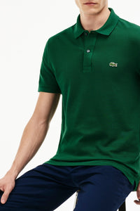 Polo L.12.12 ajusté en petit piqué - Vert