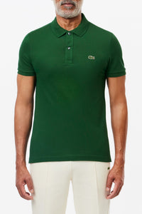Polo L.12.12 ajusté en petit piqué - Vert