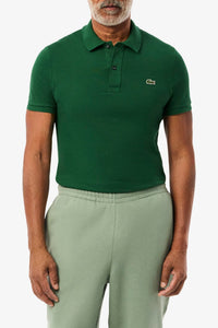 Polo L.12.12 ajusté en petit piqué - Vert