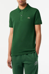 Polo L.12.12 ajusté en petit piqué - Vert