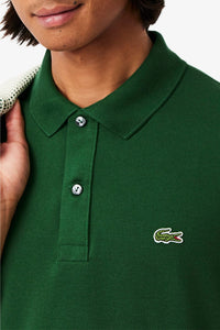 Polo L.12.12 ajusté en petit piqué - Vert