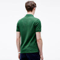 Polo L.12.12 ajusté en petit piqué - Vert