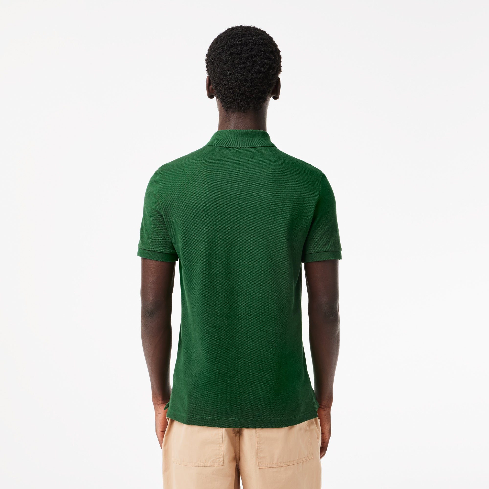 Polo L.12.12 ajusté en petit piqué - Vert
