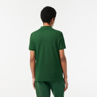 L.12.12 Fitted polo shirt in small piqué - Green