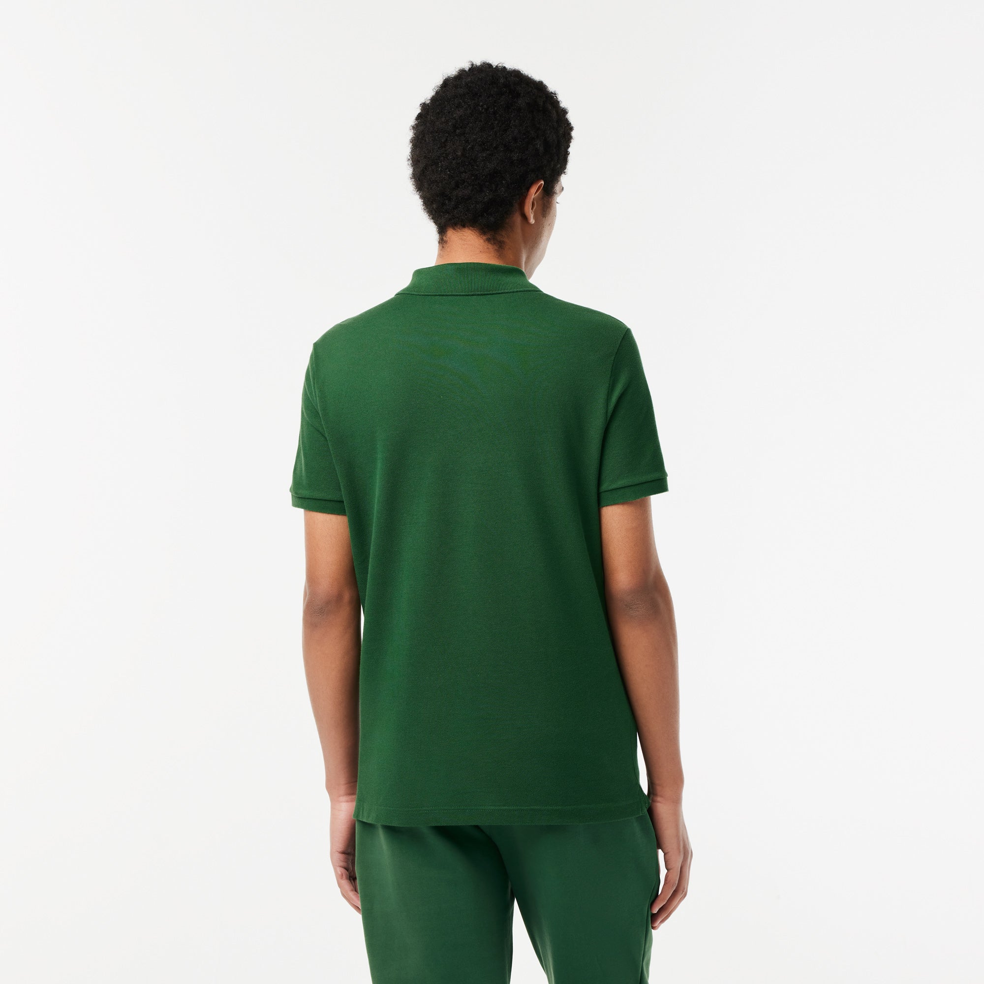 Polo L.12.12 ajusté en petit piqué - Vert