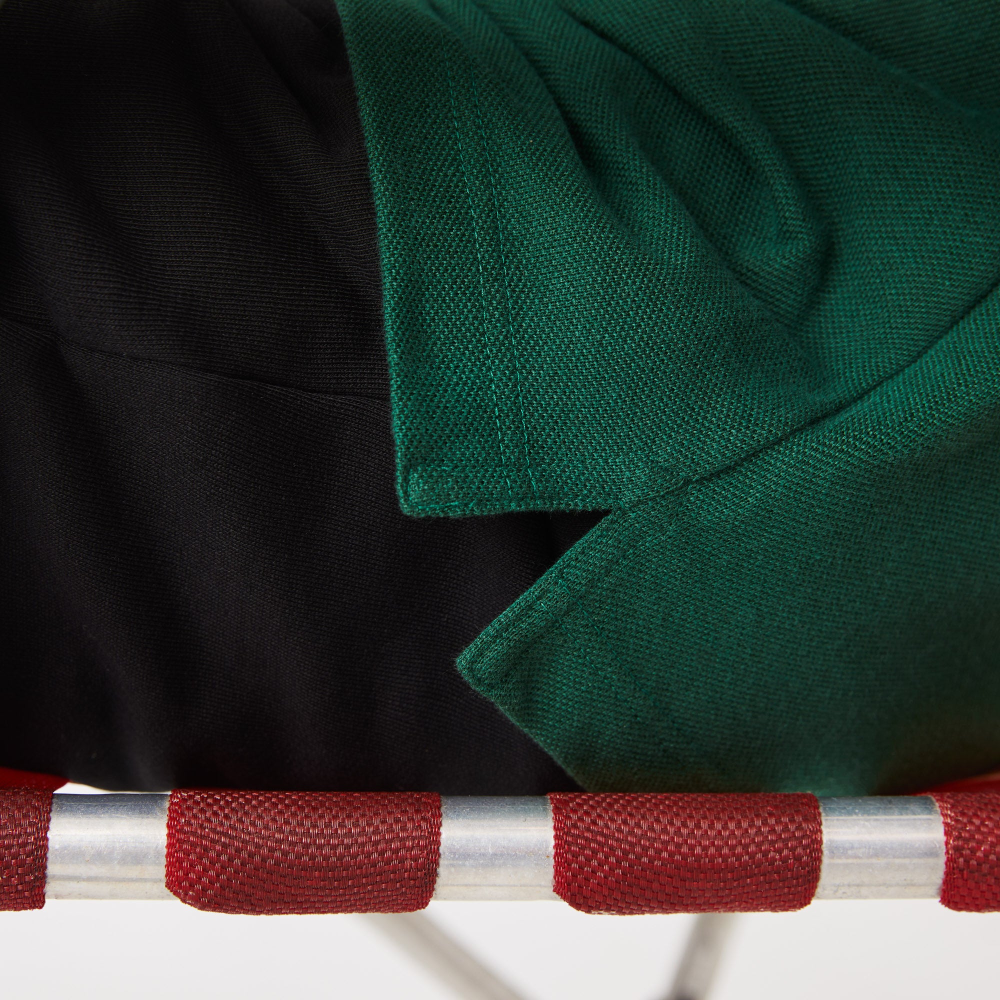 L.12.12 Fitted polo shirt in small piqué - Green