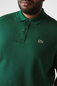 L.12.12 Fitted polo shirt in small piqué - Green