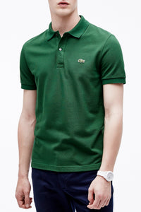 Polo L.12.12 ajusté en petit piqué - Vert