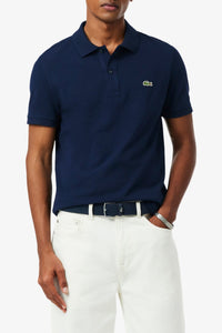 Polo L.12.12 ajusté en petit piqué - Marine
