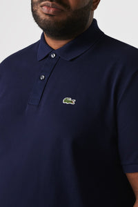 Polo L.12.12 ajusté en petit piqué - Marine