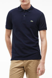 Polo L.12.12 ajusté en petit piqué - Marine