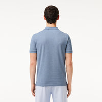 Polo L.12.12 ajusté en petit piqué - Bleu Indigo Clair