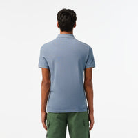 Polo L.12.12 ajusté en petit piqué - Bleu Indigo Clair