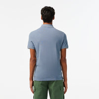 Polo L.12.12 ajusté en petit piqué - Bleu Indigo Clair