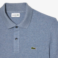 Polo L.12.12 ajusté en petit piqué - Bleu Indigo Clair