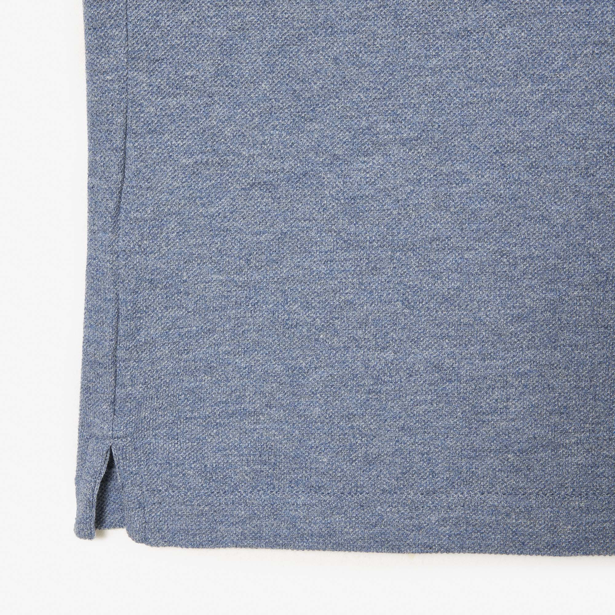 Polo L.12.12 ajusté en petit piqué - Bleu Indigo Clair