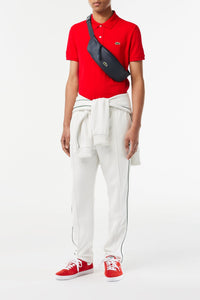 L.12.12 Fitted polo shirt in small piqué - Red