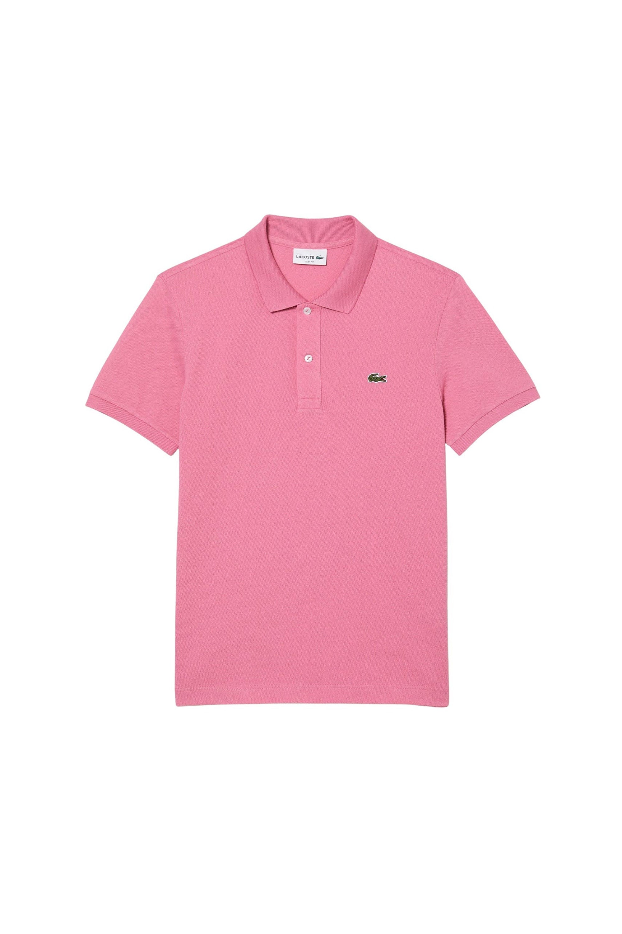 Polo L.12.12 ajusté en petit piqué - Reseda
