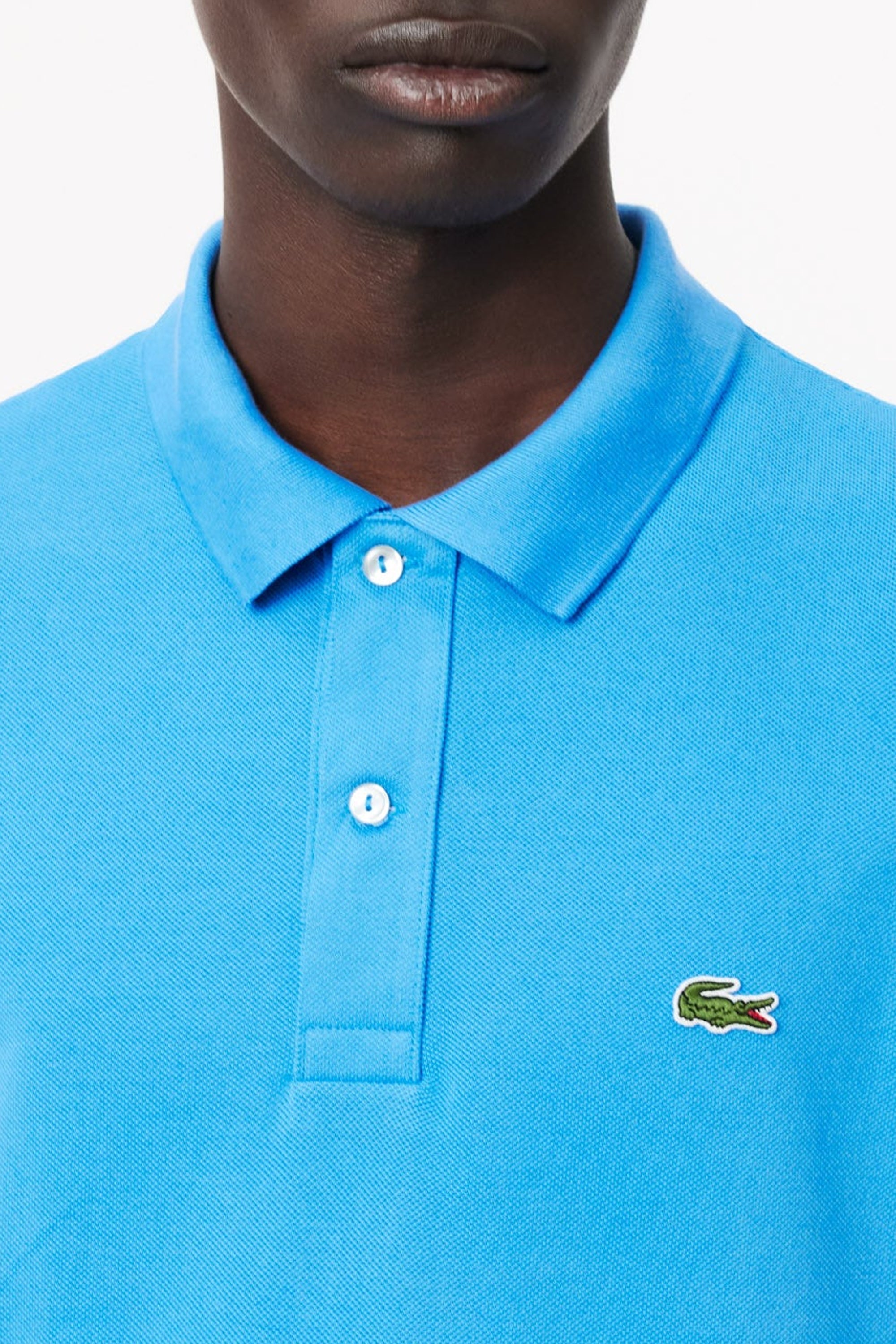 L.12.12 polo shirt in small pique - Argentina