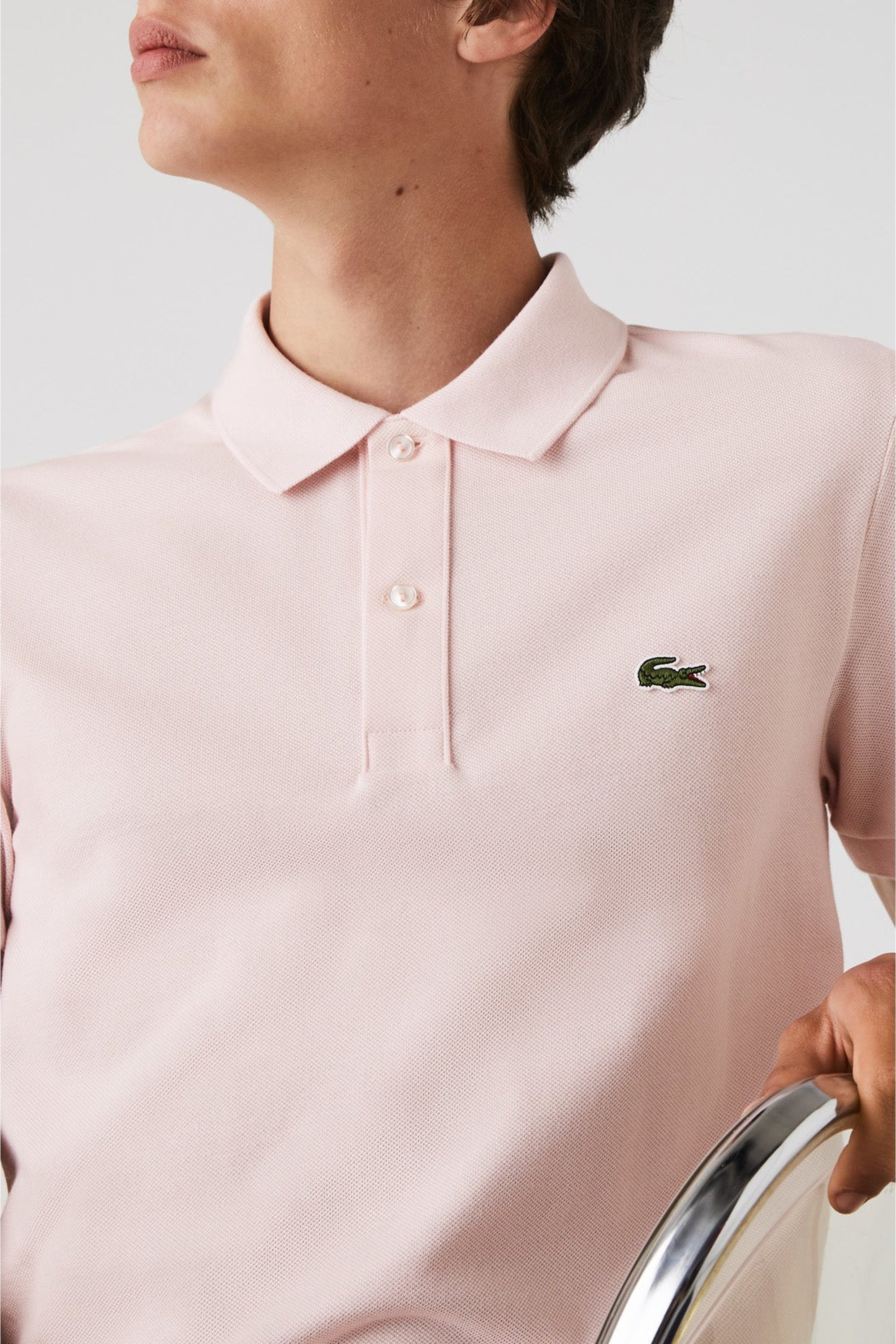 Polo L.12.12 ajusté en petit piqué - Nidus