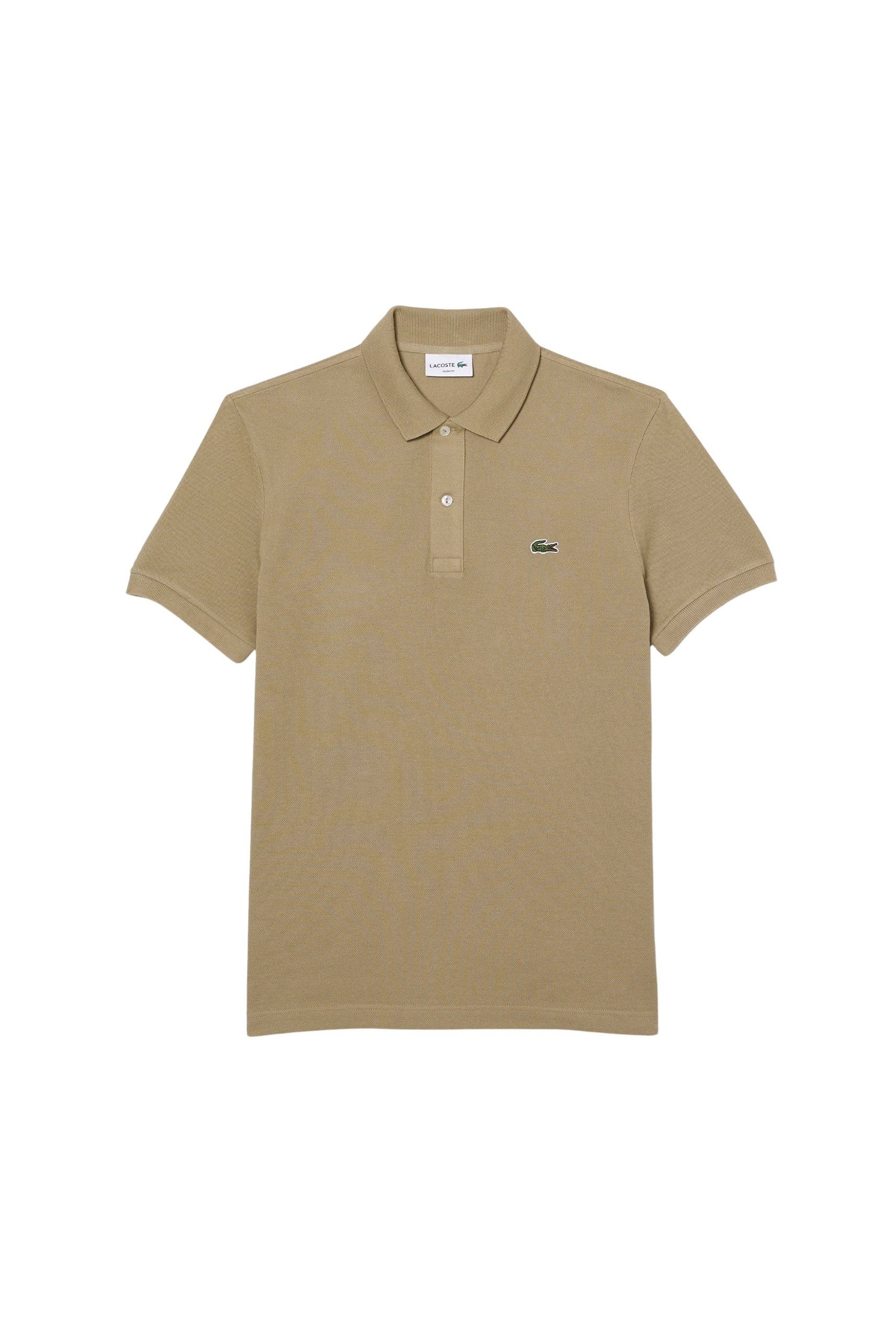 L.12.12 polo shirt in small pique - Lion
