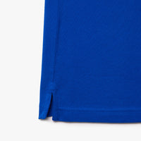 Polo L.12.12 ajusté en petit piqué - Lazuli