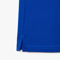 Polo L.12.12 ajusté en petit piqué - Lazuli