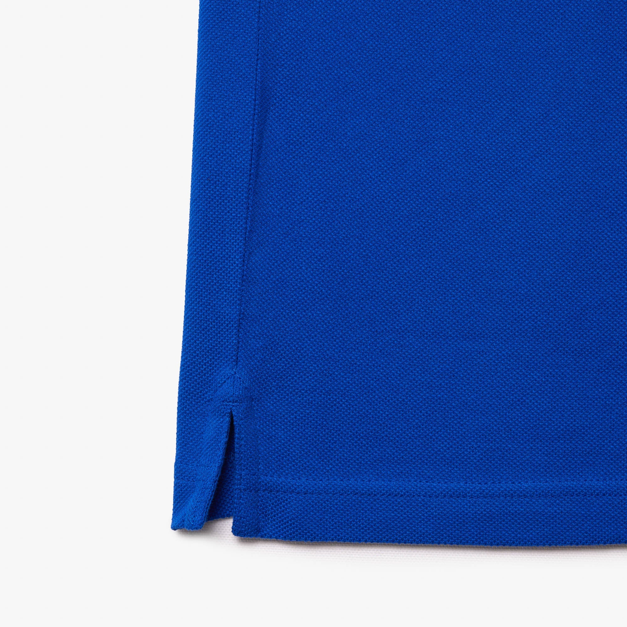 Polo L.12.12 ajusté en petit piqué - Lazuli