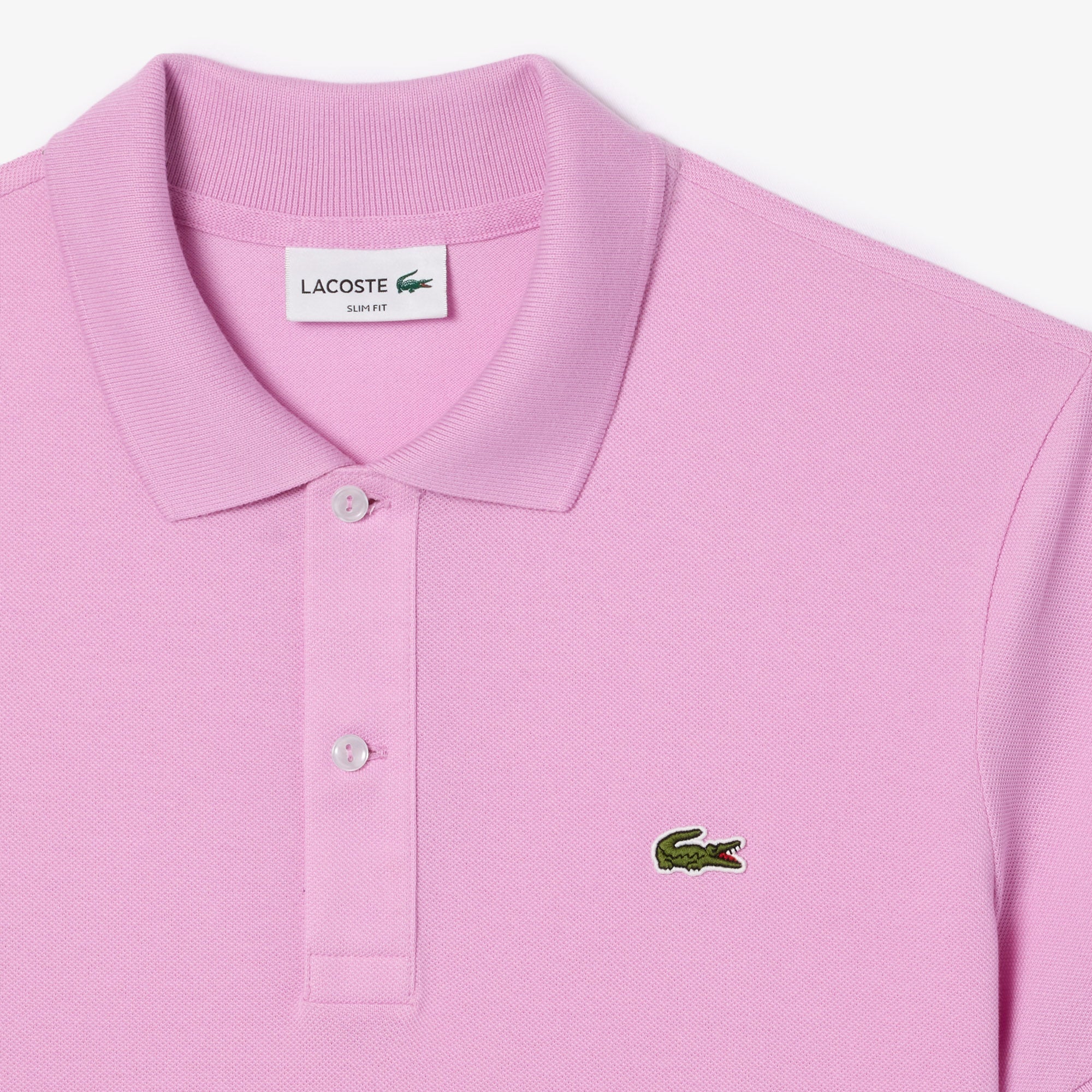 Polo L.12.12 ajusté en petit piqué - Gelato