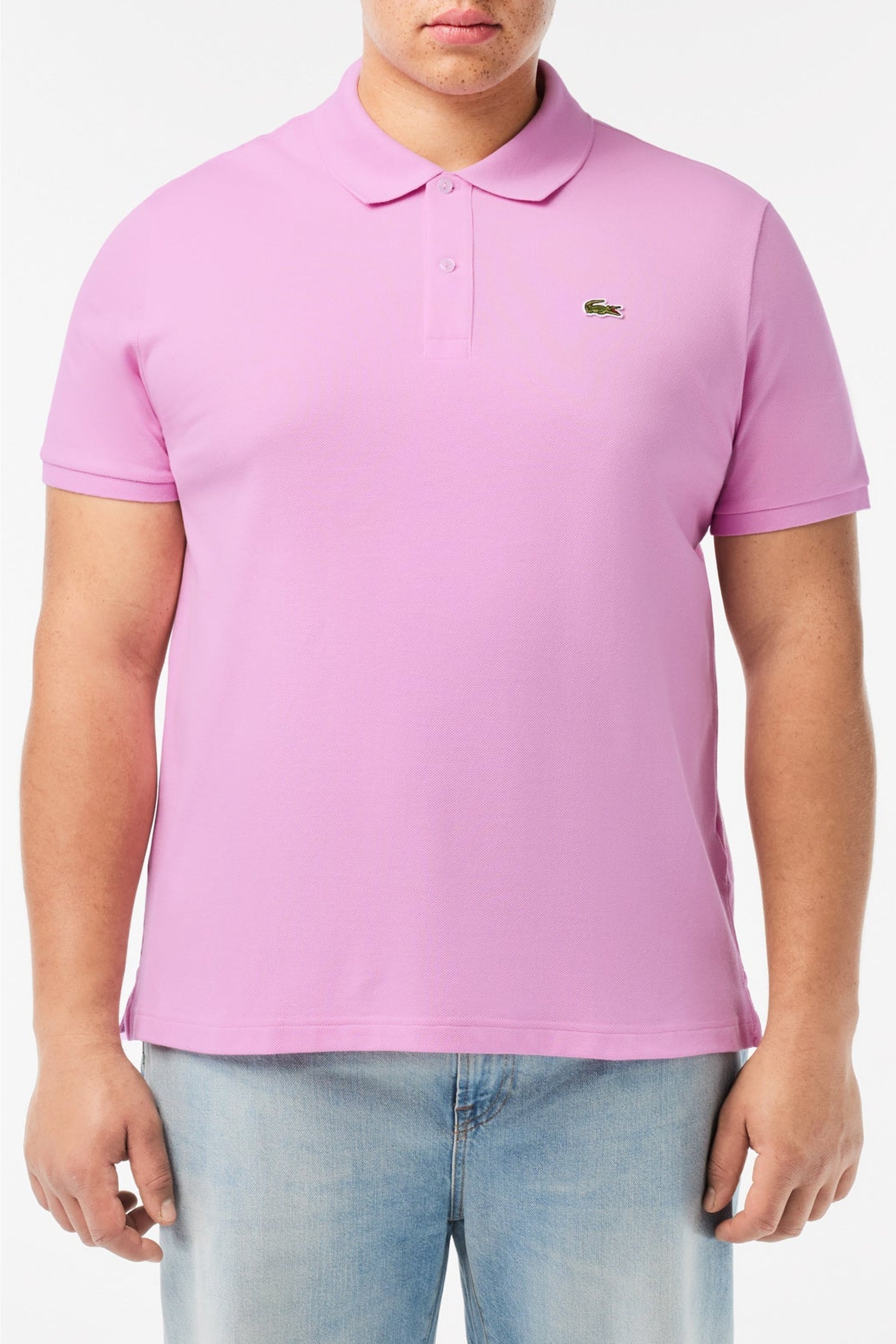 Polo L.12.12 ajusté en petit piqué - Gelato