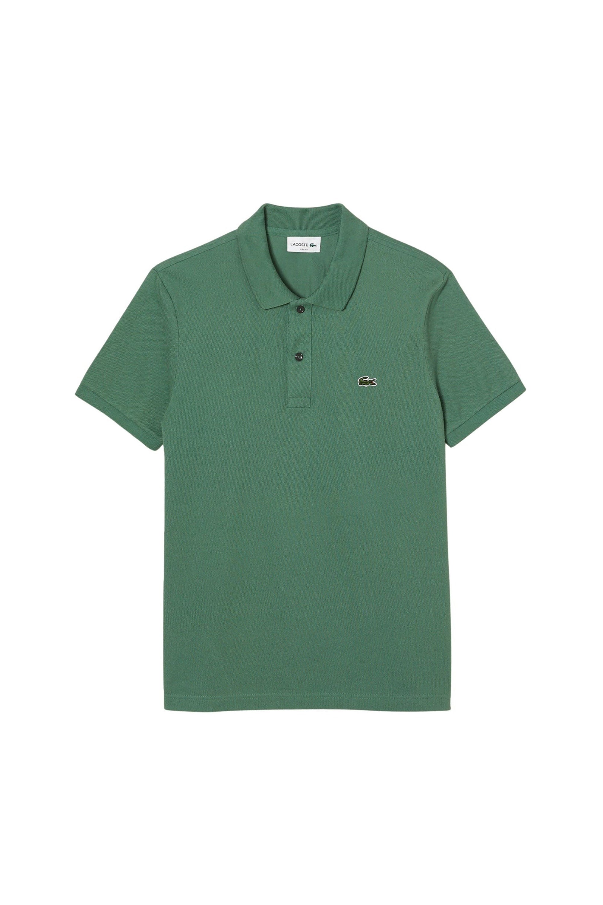 Polo L.12.12 ajusté en petit piqué - Frene