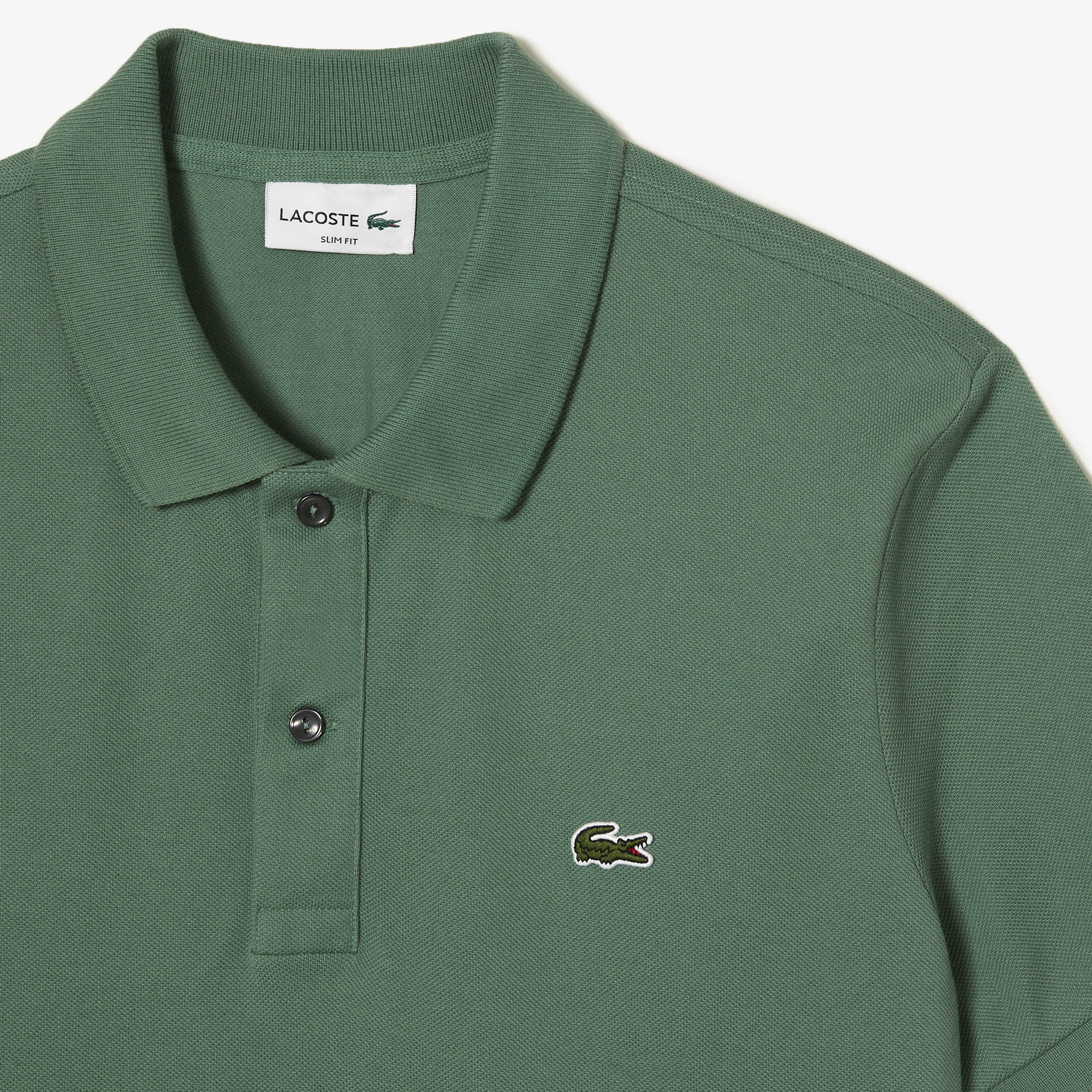 ZDOUBLON_Polo L.12.12 fitted in small pique - Frene