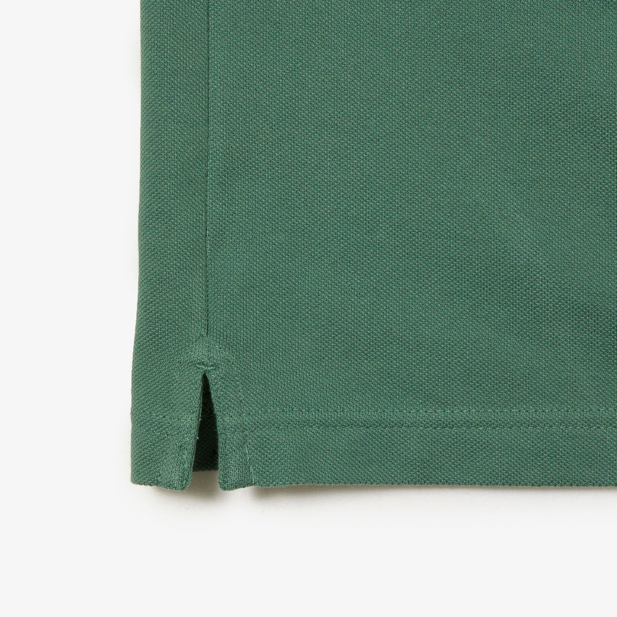 ZDOUBLON_Polo L.12.12 fitted in small pique - Frene
