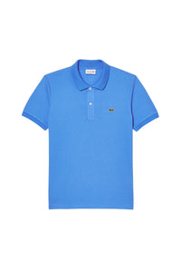 L.12.12 Fitted polo shirt in small pique - Aérien