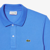 L.12.12 Fitted polo shirt in small pique - Aérien