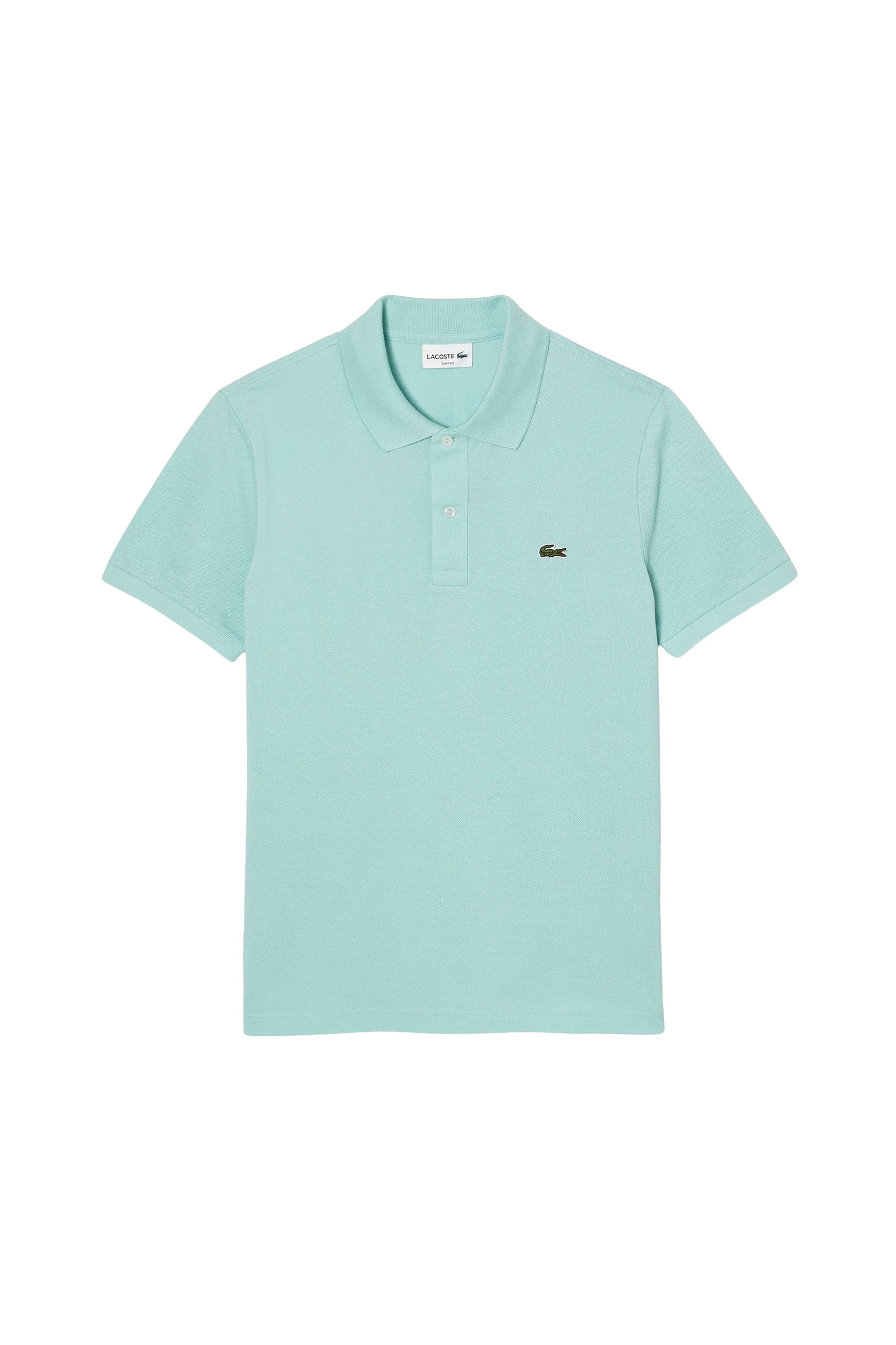 L.12.12 fitted polo shirt in small pique - Pastille
