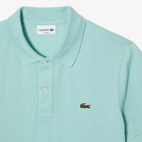 L.12.12 fitted polo shirt in small pique - Pastille