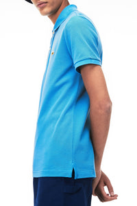 L.12.12 polo shirt in small pique - Ibiza