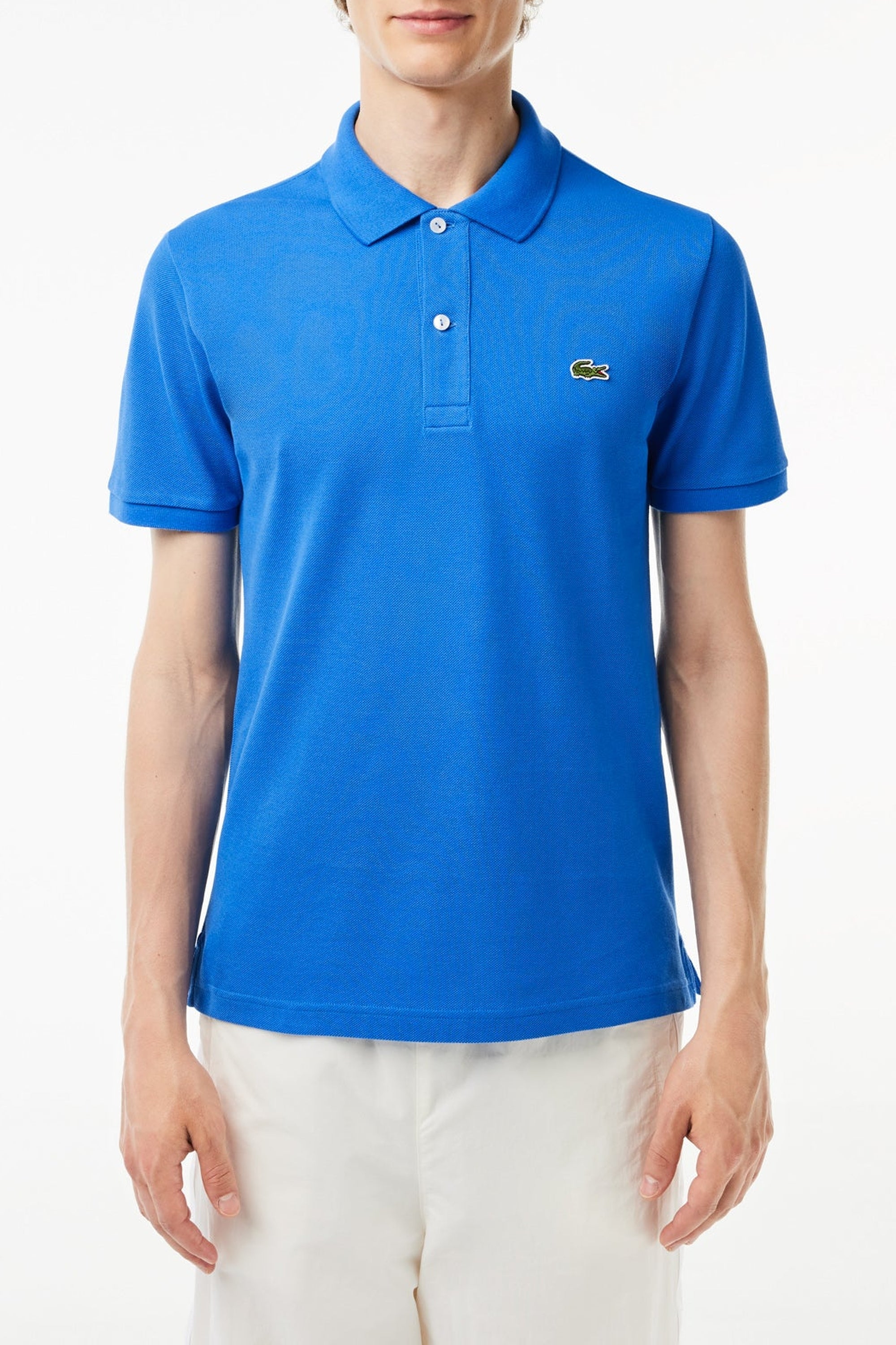 L.12.12 polo shirt in small pique - Hilo