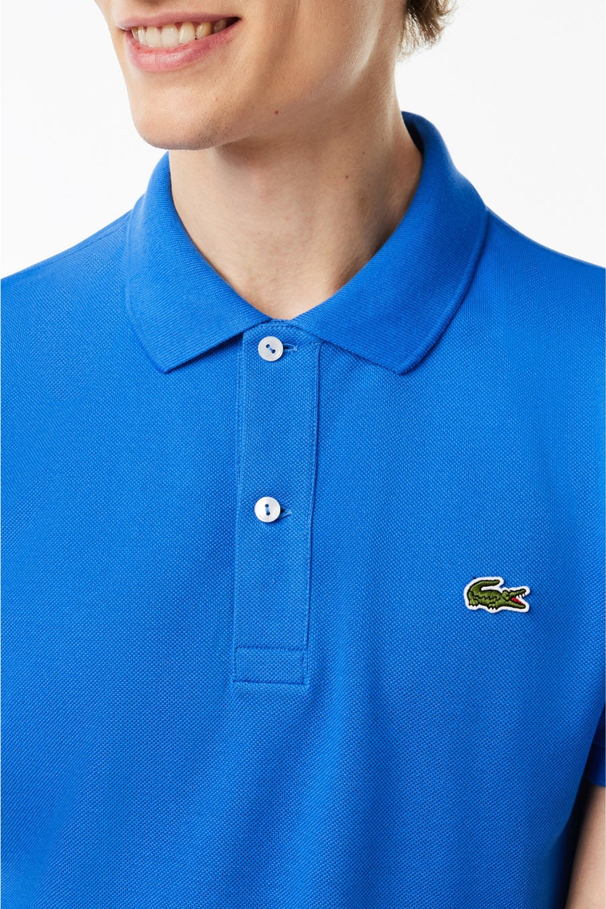 L.12.12 polo shirt in small pique - Hilo