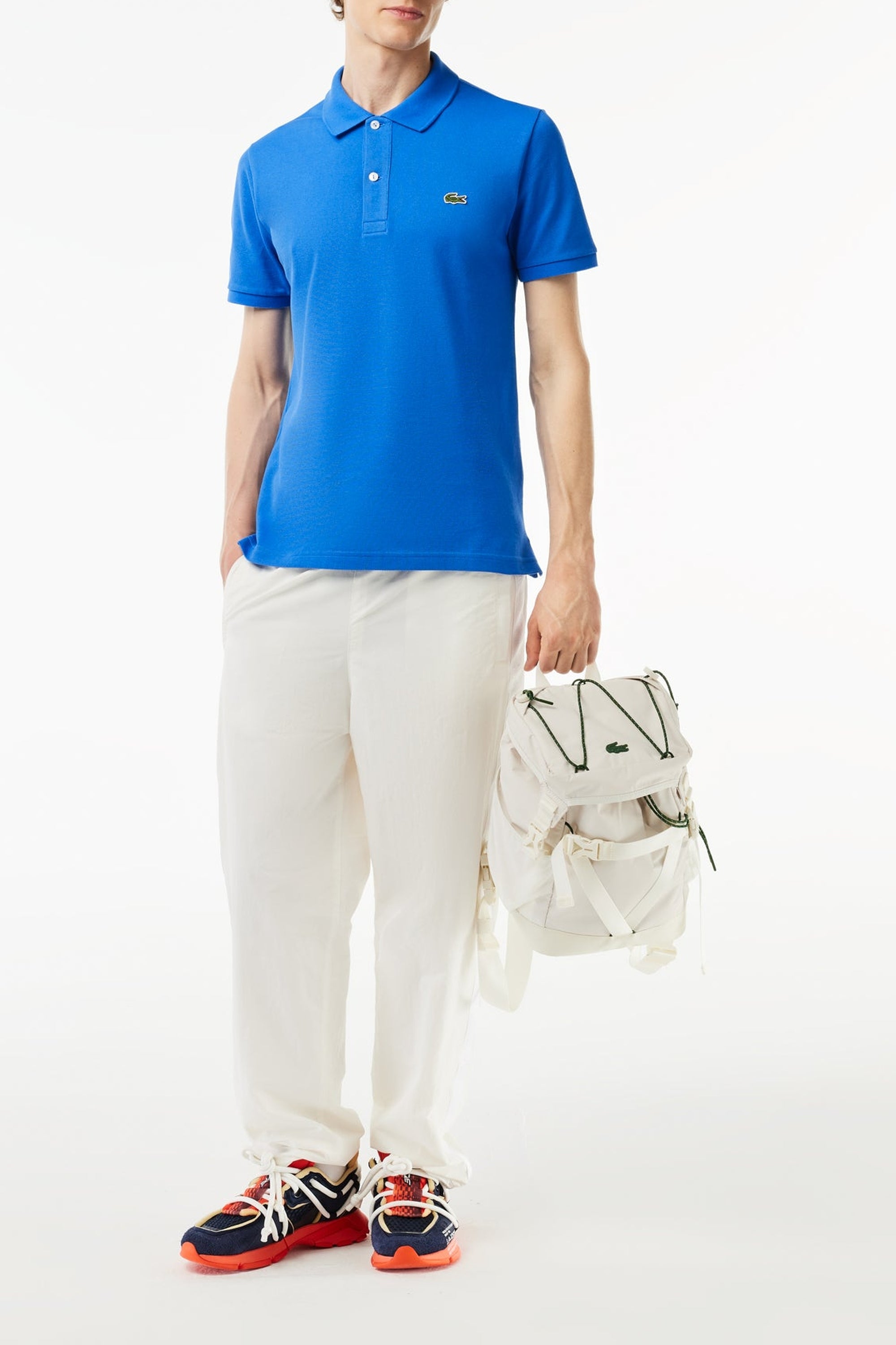 L.12.12 polo shirt in small pique - Hilo