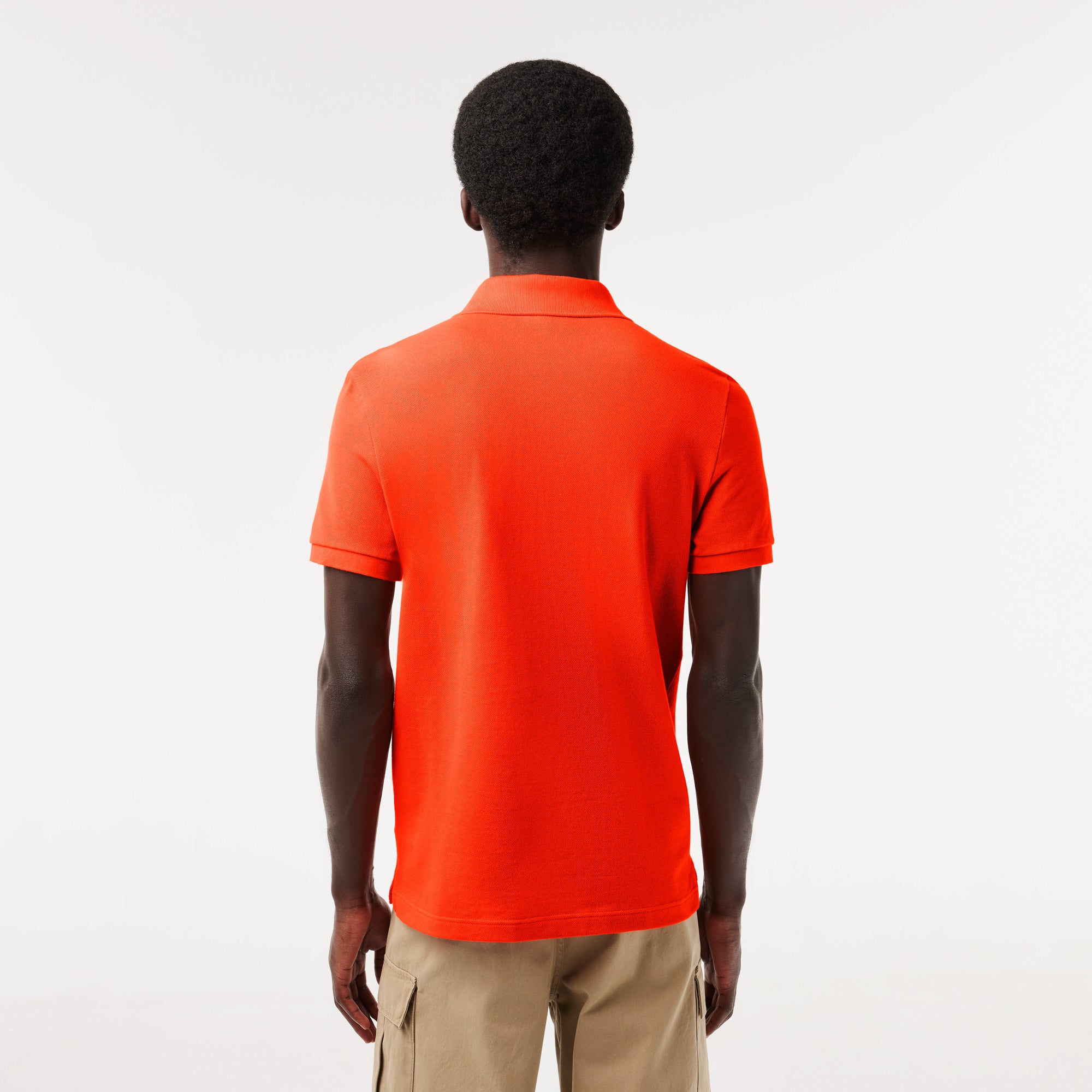 Polo L.12.12 ajusté en petit piqué - Sunrise