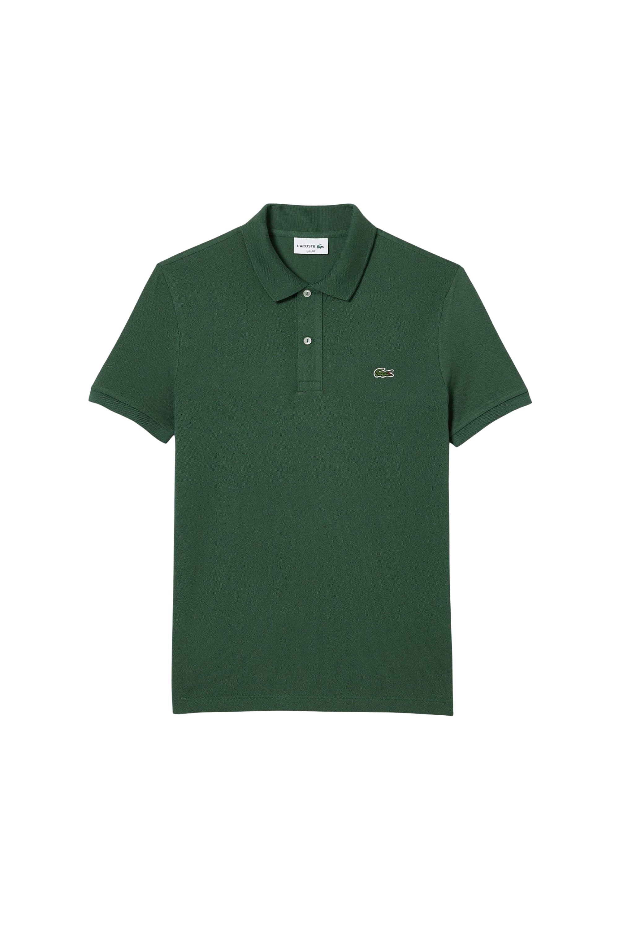 Polo L.12.12 ajusté en petit piqué - Sequoia