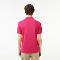 L.12.12 Fitted polo shirt in small pique - Spinelle