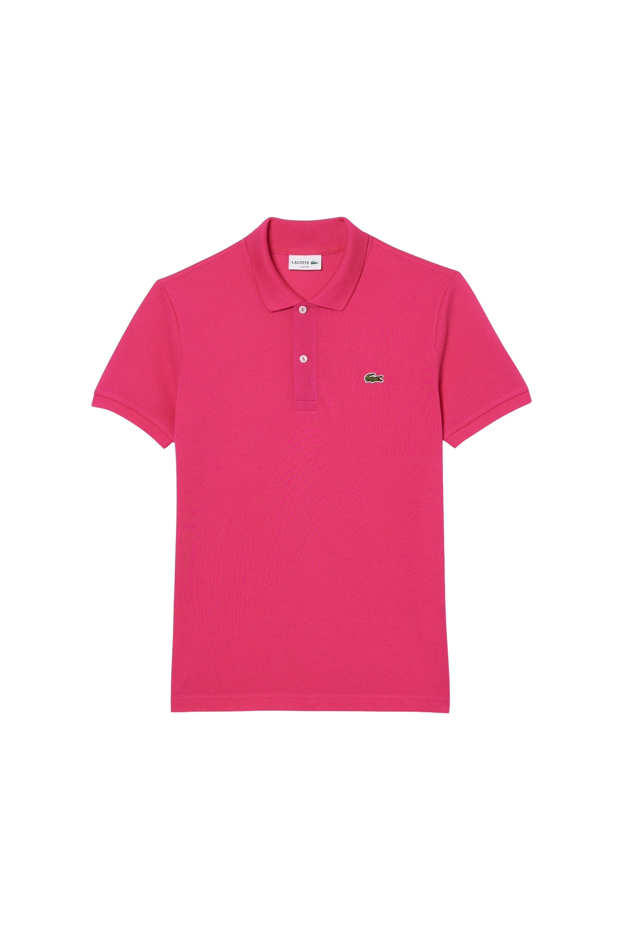 L.12.12 Fitted polo shirt in small pique - Spinelle